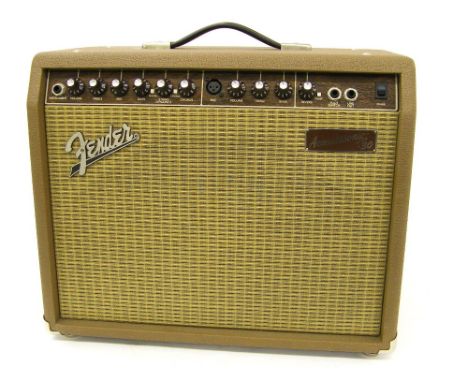 Fender Acoustasonic-30 guitar amplifier, made in Mexico, ser. no. M1287783, appears to be in working order, although attentio