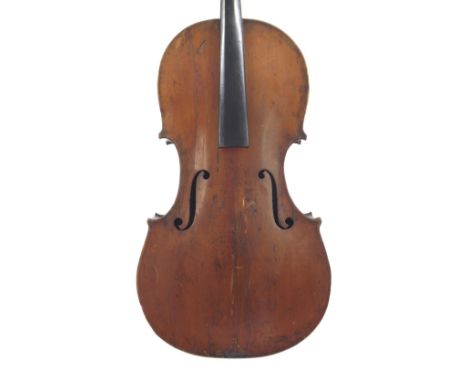Interesting late 18th/early 19th century violoncello of the Perry & Wilkinson School, 29", 73.60cm (at fault)