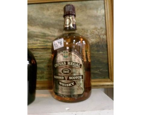 A 1.75L bottle 'Chivas Regal' 12 year old Scotch malt whisky