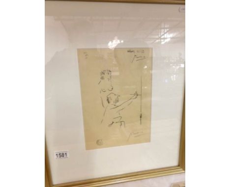 A Picasso artist proof print signed in pencil