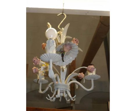 A shabby chic style ceiling light