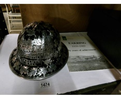 A limited edition BP Exploration Eakring 1939-1989 Fifty years of achievement oil rigger hat in box and with booklet