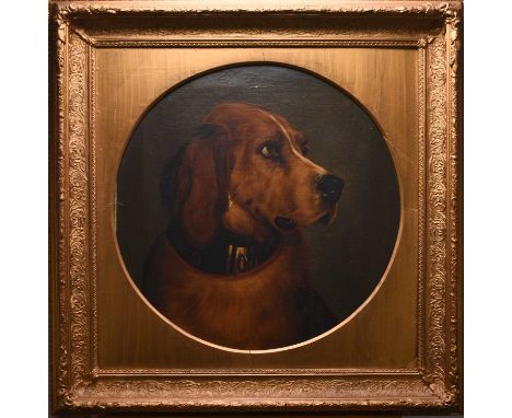 William Mitchell of Maryport (c.1806-1900) After Sir Edwin Landseer (1802-1873) Odin, Landseer's Bloodhound, initialled, titl