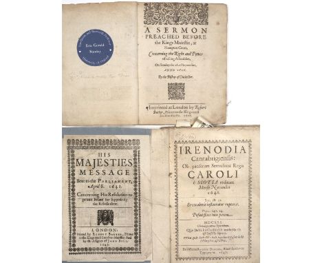 BARKER, R. (printer) A Sermon Preached Before The Kings Majestie at Hampton Court concerning The Rights and Power of calling 