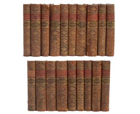 TROLLOPE, Anthony, The Works thereof in 19 vols. Chapman and Hall, London 1876, New Edition. small format (174 x 120mm), 1/2 