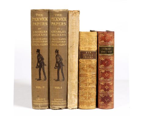 DICKENS, Charles, 'Our Mutual Friends', hardcover, Chapman &amp; Hall London 1865. 1st Ed. 2 vols bound as one. full gilt too