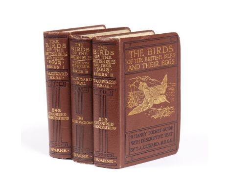 COWARD, T, The Birds of the British Isles and their Eggs, First Series. 3rd Imp. Frederick Warne, London 1921. small format. 