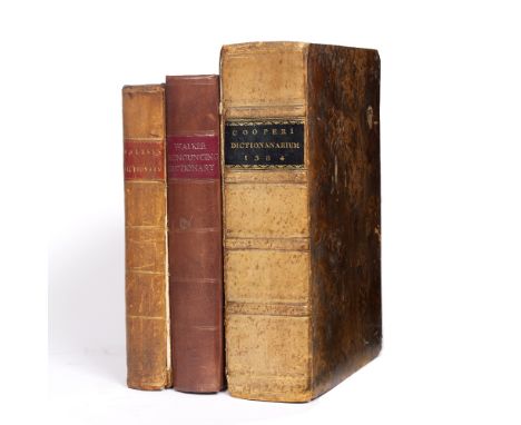 COOPER, Thomas (c.1517 Oxford-1594), Master of Magdalen College School...English Theologian, Thesaurus Linguae Romanae et Bri