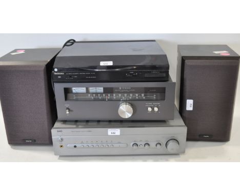 A Nao amplifier, Trio turner, turntable and speakers