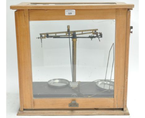 A set of laboratory scales