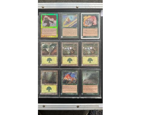 A collection of 72 Magic The Gathering Cards. In protective sleeves. In great condition. All cards shown in images. Also incl