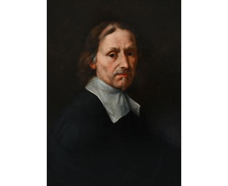 Follower of Robert WalkerPortrait of Oliver Cromwell (1599-1658), wearing a black doublet and white collarOil on canvas66.2 x