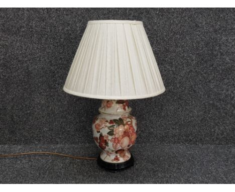 Well presented table lamp and shade