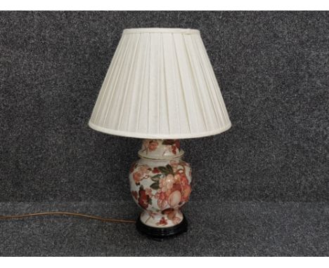 Well presented table lamp and shade