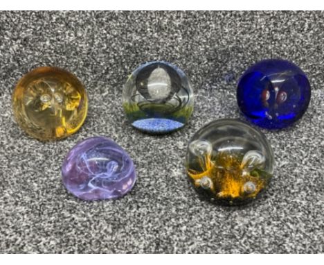 5 Caithness Paperweights