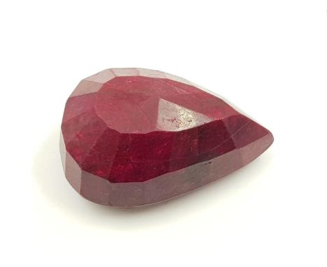 A Massive 285.7ct Pear-Cut Natural Ruby. IGL&amp;I Cert. 