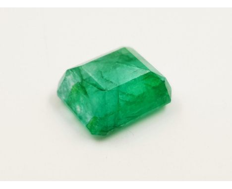 11.15ct Octagonal Step-Cut Natural Emerald. IGL&amp;I Cert. 