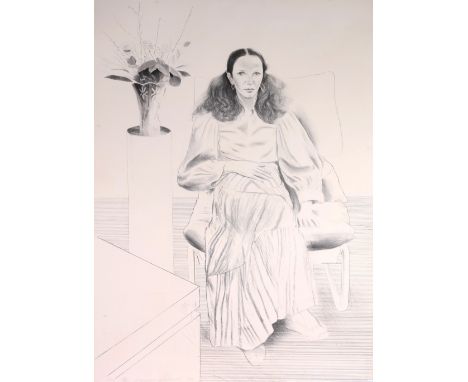 DAVID HOCKNEY (b1937) Brooke Hopper Signed and dated 1976, Lithograph on Arches, No. 92 of an edition of 92 with 33 proofs, p