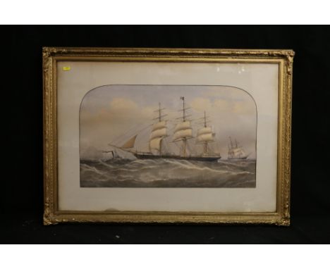 UNKNOWN ARTIST Timaru off Ailsa Craig Lithograph, unsigned 35cm x 60cm