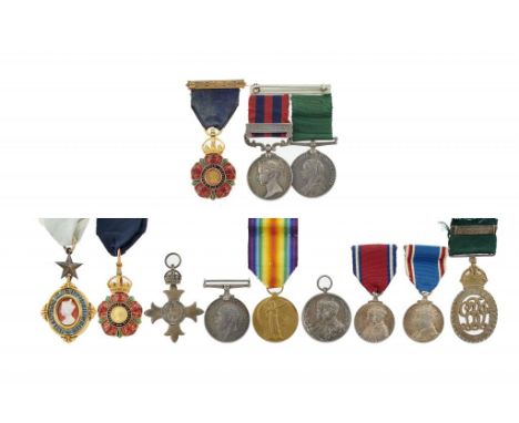 THE ORDER OF THE STAR OF INDIA AND ORDER OF THE INDIAN EMPIRE GROUP OF NINE OF STEWART ELLIS LAWRENCE WEST comprising the Mos