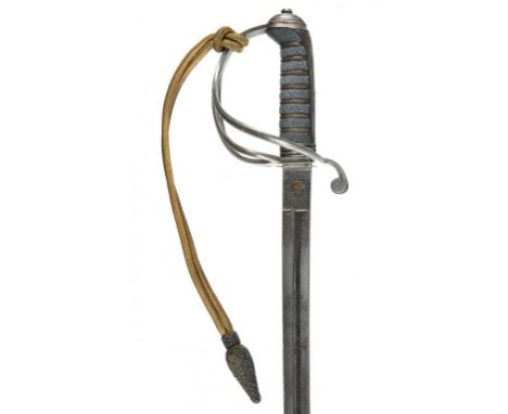 AN 1821 PATTERN HONOURABLE ARTILLERY COMPANY OFFICER'S SWORD BY STILLWELL, SON &amp; LEDGER LITTLE BRITAIN LONDON  the etched