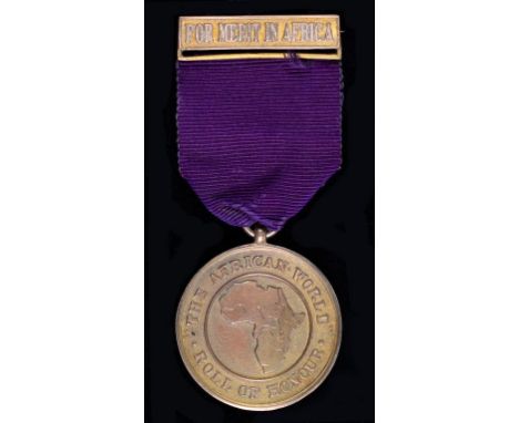 THE HISTORICALLY IMPORTANT AWARDS FOR DIRECT ACTION BY A WOMAN DURING THE BOER REVOLT IN THE UNION OF SOUTH AFRICA NOVEMBER 1