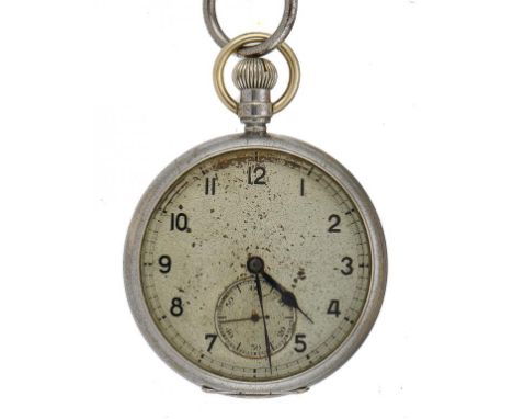 A GERMAN, THIRD REICH,  KRIEGSMARINE ISSUE STAINLESS STEEL SECOND CLASS CHRONOMETER WATCH    Stowa calibre 287 movement, 5.9c