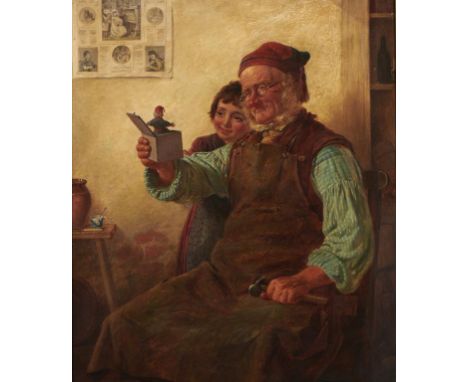 EDWARD DEANES (FL C1860-1912) JACK IN THE BOX  signed and dated 1881, signed again and inscribed with artist's address 22 St 