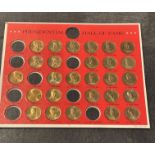 Solid Bronze Collector’s Set of Franklin Mint Presidential Coins – Incomplete Set