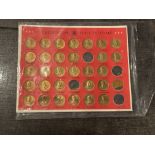 Solid Bronze Collector’s Set of Franklin Mint Presidential Coins – Incomplete Set