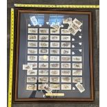 Framed 1924 Dogs Cigarette Card Set – Vintage Dog Breed Collectible Display