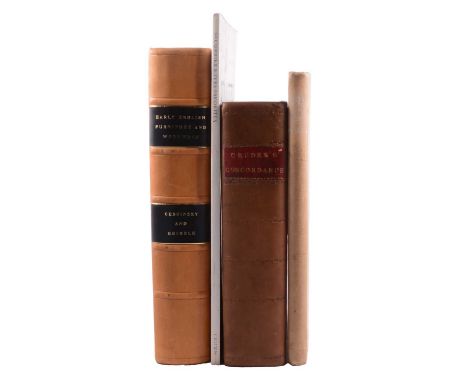 Herbert Cescinsky and Ernest R Gribble, Early English Furniture and Woodwork, in two vols. bound as one, 1922, folio, rebound