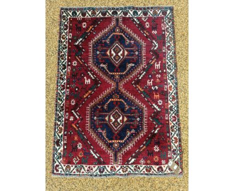 Persian red ground rug 148 x 103 cm&nbsp;