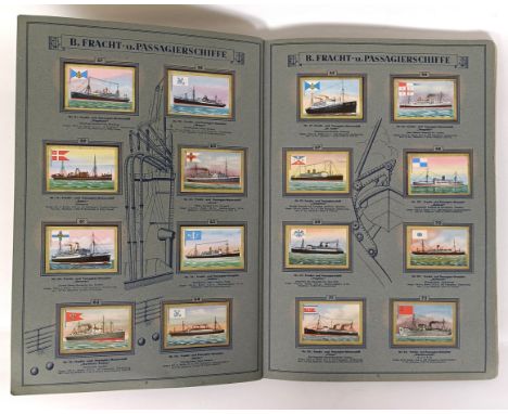 Two albums of cigarette cards