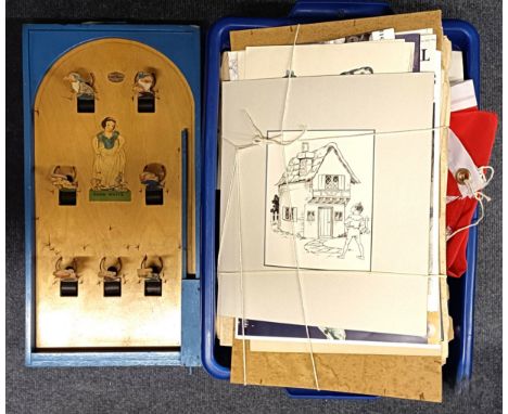 A vintage Snow White &amp; The Seven Dwarfs game, a Caithness paperweight, boxed, and assorted other items (qty)