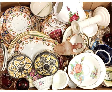 Assorted ceramics, glass and other items (5 boxes)