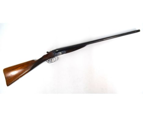 A BSA 12 gauge shotgun, boxlock ejector, Jessops fluid pressed steel 28in double barrels, walnut stock and butt, no. 37667, t
