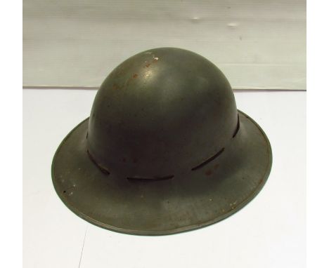 A WWII British home service helmet