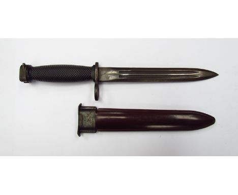 A US UFH bayonet with Bakelite scabbard 