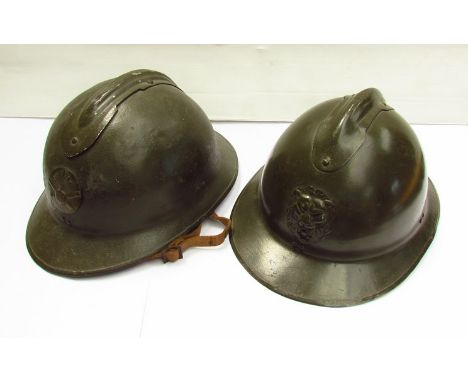 A French RF helmet and a Belgian example (2)  