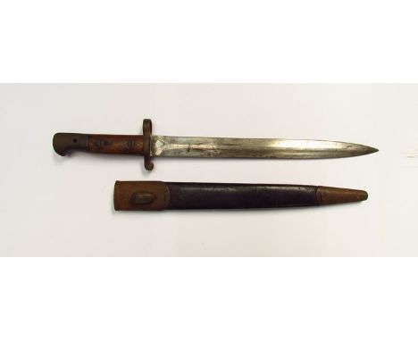 A British bayonet pattern 1903 with ER mark, by Wilkinson, London, with scabbard