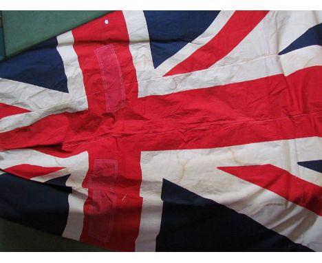 A mid 20th Century Union flag with later patch repairs
