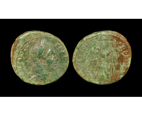 217-218 AD. Nikopolis ad Istrum, Moesia. Magistrate Stati. Longinus. Obv: AVT K OPELL CEVH MAKRINOC or similar legend with la