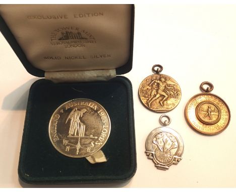 Mixed sporting medals including the Marine Engineering Lakeside to Harrow Walk, July 1903. P&amp;P Group 1 (£14+VAT for the f