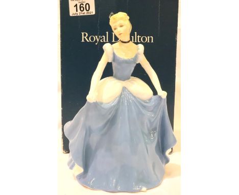 Royal Doulton limited edition Cinderella, 408/2000 with certificate, H: 20 cm. P&amp;P Group 2 (£18+VAT for the first lot and