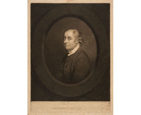 * Smith (John Raphael, 1751-1812). Portrait of John Harrison, surgeon of Derby, after Joseph Wright of Derby (1734-1797), cir