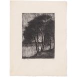 Ury, Lesser: Sonnenuntergang am Grunewaldsee
