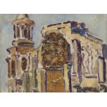 Valtat, Louis: Façade de l'église, effet de lumière