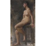 Corinth, Lovis: Sitzender Akt