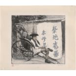 Orlik, Emil: Kuruma-Ya (Japanischer Wagenzieher, Ruhender Rikschazieh...